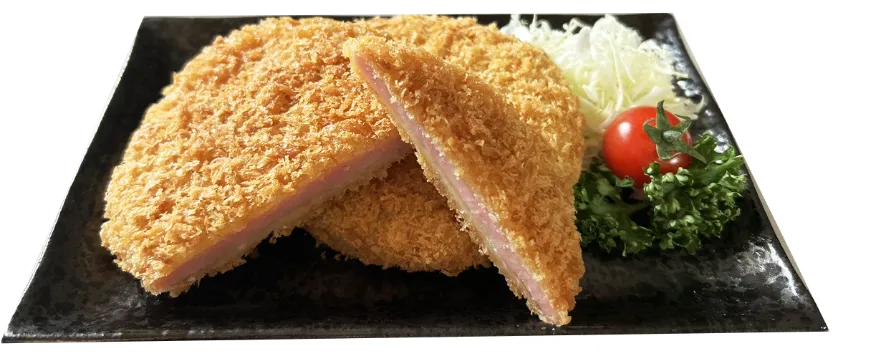 竹田屋のハムカツ